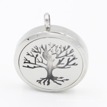 Original Manufacture The Tree of Lift Oil Diffuser Locket Pendant for Necklace Fashion Jewelry